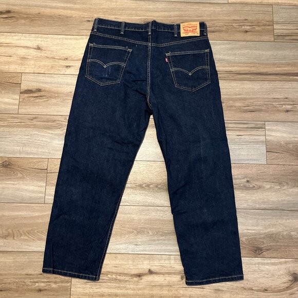Men's Levis 550 Relaxed Fit Denim Jeans Size 40x30 Blue Modern Cotton Red Tab - Picture 7 of 13